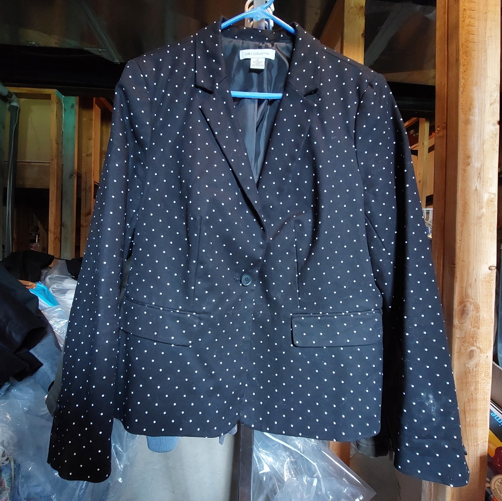 Polka Dot Blazer